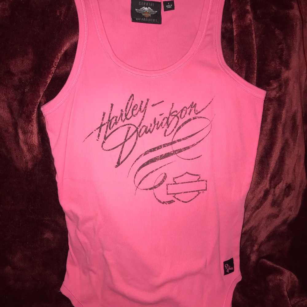 Ladies Harley-Davidson Breast Cancer Tank Top